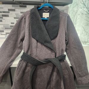 A New Day Grey Peacoat Large